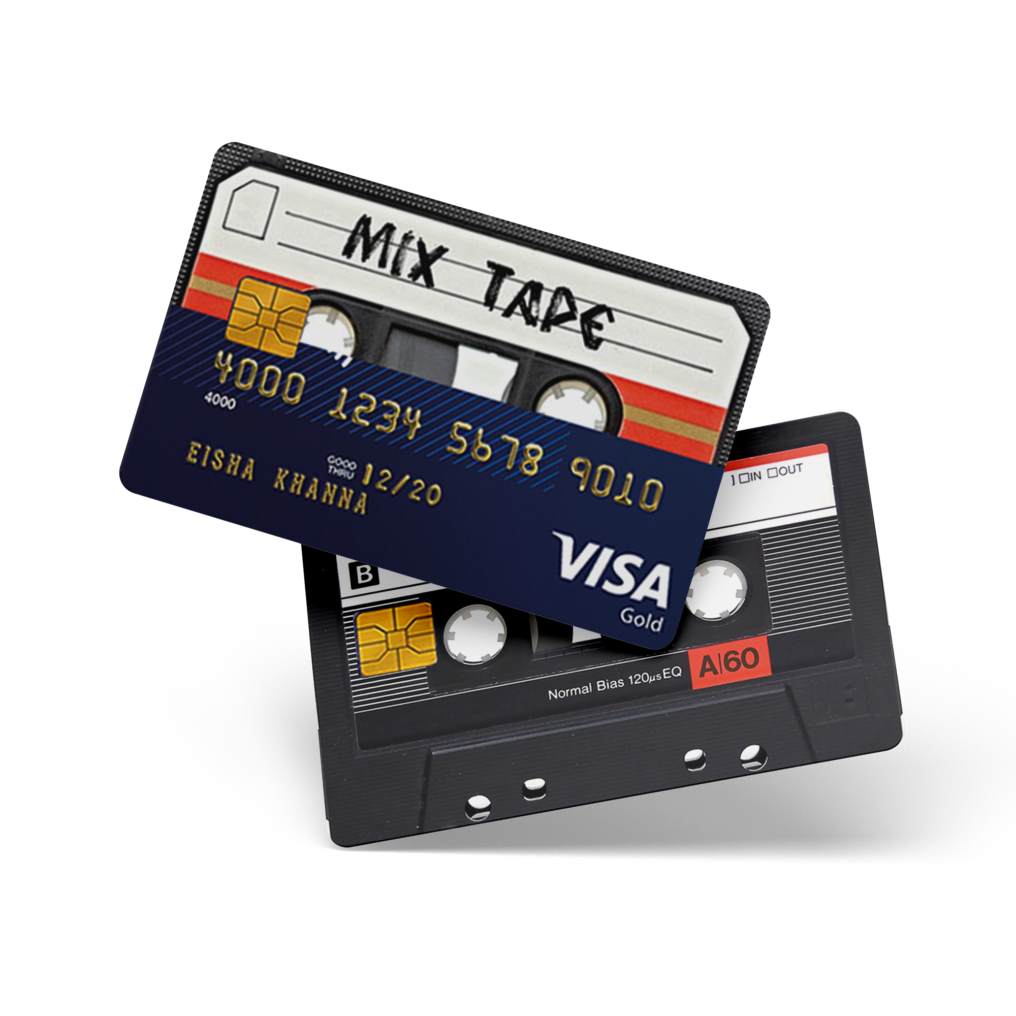 Mixtape card sticker