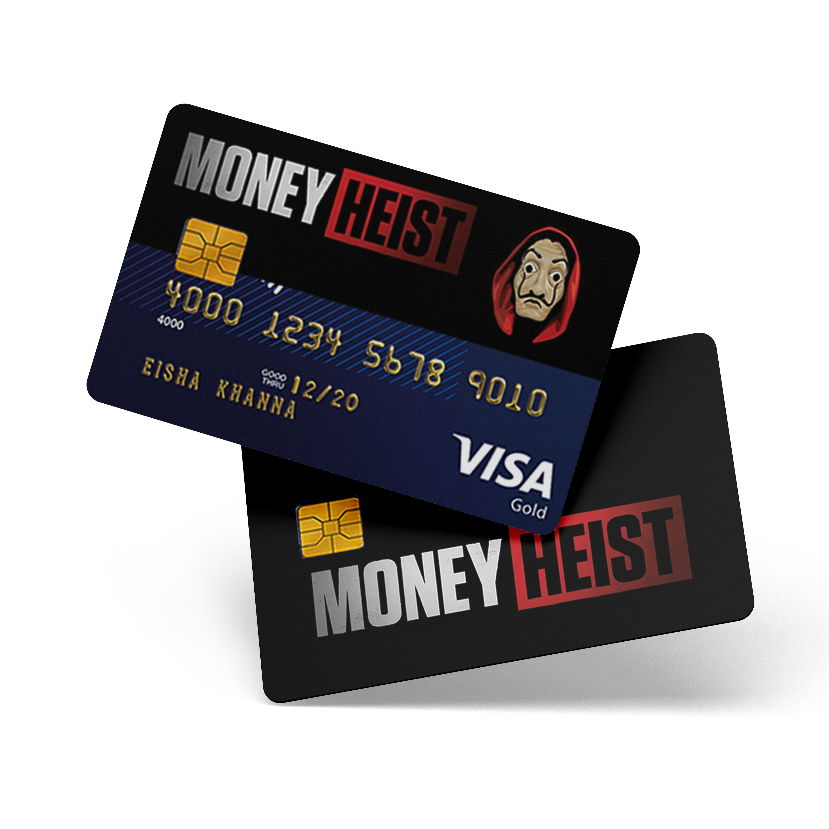 money heist card sticker