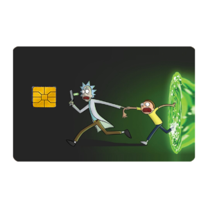 Rick and morty portal Credit and Debit Card sticker