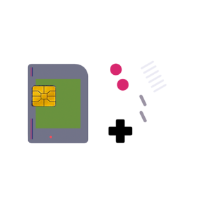 Gameboy Credit and Debit Card sticker